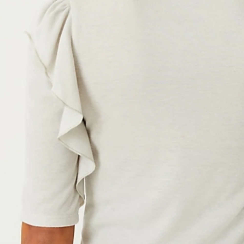 ANN TAYLOR RUFFLE Sleeve Top - Picture 7 of 9